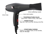 2000W Hair Dryer Blower Hot Cold Wind Hair Dryer for Hair Styling V1294-YM0901-JY10653-02