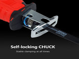 Red Cordless Electric Reciprocating Saw Cutter w Blades For Makita Battery V201-FDZ0030RE8AU