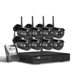 UL-tech Wireless CCTV Security System 8CH NVR 3MP 8 Bullet Cameras 1TB CCTV-WF-CLA-8C-8B-T
