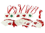 Christmas Advent Calendar Bags 31 Days Hanging Countdown Felt Gift Pockets for Party Festival V1294-YM0715-3115210230411