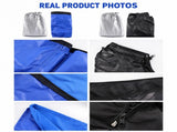 600D Oxford Bimini Top Storage Boot Cover Waterproof UPF50 UV Resistant Marine Canopy Protector for V1341-ZY-ZNWRYS3R-BLUE-3BOWM
