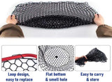 Fishing Landing Net Replacement Rubber Without Handle Foldable Mesh Netting for Freshwater Saltwater V1259-DP01-A-5338