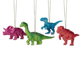 Christabelle 4 Dinosaur Christmas Ornaments Assorted Novelty Figures 15cm Xmas Tree Decorations 112_SHD2014