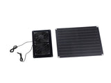 20W 18V Solar Panel Exhaust Fan Photovoltaic Vent Fan for Shed Chicken Coop Dog House Greenhouse V1294-YM0901-3114240108311