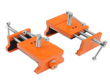 2pcs Cabinet Claw Aluminum Alloy Cabinet Claw Clamps for Installing Cabinetry Face Frame Orange V1294-YM0703-3114230029611