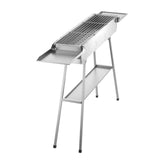 Foldable Charcoal Grill, 0.16 m Portable Charcoal Barbecue Grill with Liftable Charcoal Tray & Side V952-TLCTZDKZTKBXI2GZV001V0