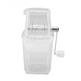 Hand Cranked Ice Crusher Clear Rustproof Multifunctional Manual Ice Crusher for Home Kitchen V1294-YM0523-3113220055511