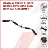 Randy & Travis Rubber-Coated Revolving Curl Row Bar Attachment V63-784795