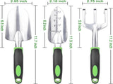 Garden Tools, 3 Pack Heavy Duty Gardening Tools Garden Tools, 8 Piece Gardening Tools V1258-DP02-C-961