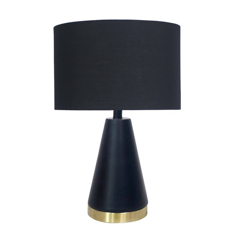 Sarantino Metal Table Lamp in Black and Gold LMP-MLM-50230