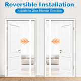White Magnetic Mosquito Net Door Self-Adhesive Side Opening Curtain Removable Durable Insect Fly and V1188-MS-325-1314
