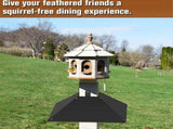 Metal Squirrel Baffle Post, Squirrel Proof Baffles Bird Feeder Poles, Outdoor Squirrel Guard V1370-AZ4-07528