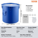 VEVOR Fryer Grease Bucket, 30L/8Gal Oil Disposal Caddy Carbon Steel Fryer Oil Bucket with Rust-Proof V952-WHLYZTTG8JLPUT9ADV0