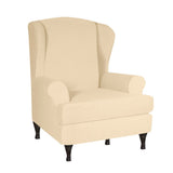Stretch Sofa Slipcover 1-Piece Sofa Cover Furniture Protector Couch Soft with Elastic Bottom Spandex V1294-YM0901-H32295-BE