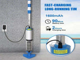 Cordless Adjustable Handheld Pool Vacuum Cleaner with Telescopic Pole and Interchangeable Brush V1341-ZY-2RG2XXE5-BLUE