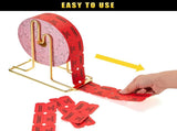 5 Pieces Raffle Ticket Dispenser Brass Ticket Roll Dispenser Raffle Drum for Single Double Roll, V1258-DP02-C-770