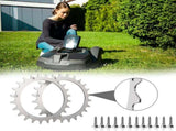 Worx Landroid L Lawn Mower Stainless Steel Spikes 225 mm Wheel Compatible with 12 Screws V1188-TAL-01138