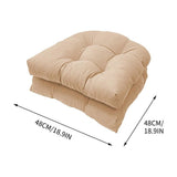 Garden Patio Chair Cushion S of 2 High Density Soft Thick Seat Pad for Rattan Outdoor Indoor Dining V1370-AZ4-09438