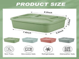 4 Pcs Silicone Bento Box Reusable Lunch Container Smooth Leak Proof Lunch Box Rectangle Bento Boxes V1259-DP01-F-123