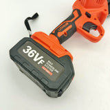 6" Mini Orange Cordless Electric Chainsaw 2X Battery-Powered Wood Cutter Rechargeable V201-FDZ0036OR8AU