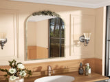 Elegant Rose - Designed Baroque Brass Arched Mirror Size Large V767-YSJ-Z113
