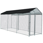 NEATAPET 4.5x1.5m Dog Enclosure Pet Playpen Outdoor Wire Cage Puppy Fence with Cover Shade V219-PETDGENTPA338-58K