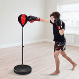 Kids Boxing Punching Bag Set Childrens Training Gloves & Fitness Stand V63-802127