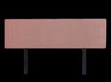 Linen Fabric Queen Bed Deluxe Headboard Bedhead - Pearl Copper Brown V63-839531