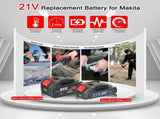 21V Lithium Battery Lithium 21V Rechargeable Lithium Battery and Battery Adapter Set Electric Power V1369-AZ3-W-16199