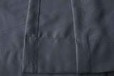 Blockout Curtains 600x270cm PINCH PLEAT Hooks High Level Fabric Grey Blue V702-CNB2-3-2730-GRAY