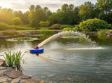 Large Floating Pond Fountain Pump Outdoor Water Feature & Aerator V63-953981