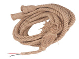4 Heads Hemp Rope Pendant Light Fixture 6.5FT E27 E26 DIY Vintage Retro Hanging Ceiling Light for V1294-YM0901-3119230213511