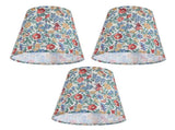 3pcs Flower Fabricshade Multipurpose Innovative Exquisite Modern Style Patterned Clip On Candle V1294-YM0901-3119240099011
