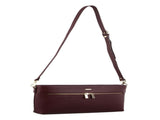 Morrissey Italian Structured Leather Cross Body Handbag Bag - Wine V563-MO-3028-WINE