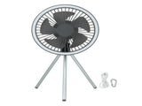 10000mAh USB Tripod Camping Fan Outdoor Portable Camping Fan with Light Power Bank Gray V1294-YM0703-3113230110411