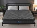 Giselle Bedding Double Mattress 25cm Pocket Spring Latex Euro Top Medium Firm Bed MATTRESS-D-NOIR-25-D