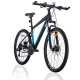 Trinx M600 Mountain Bike 24 Speed MTB Bicycle 17 Inches Frame Blue V406-M600_17_BLUE