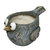 Curious Bird Planter W Hole & Plug 41x24cm V637-49456BRD