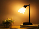 Industrial Table Light Beside Lamp 1 Type C & 1 USB Charging Port Stepless Dimmable Brightness V1294-YM0901-L5528US-1