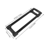 Durable Extendable Luggage Handle Replacement with Aluminum Core for Easy Suitcase Maneuverability V1366-AZ2-W-13894