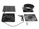 Solar Powered Flange Exhaust Fan 5W Duct Solar Fan 5V Solar Panel Ventilation Fan for Greenhouse V1294-YM0901-3114240083711