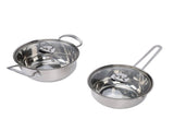 Cooking Pots Set Stainless Steel Milk Pot and Double Handle Soup Pot with Lids Easy to Clean for V1294-YM0901-3118260003811