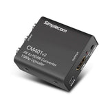 Simplecom CM401v2 Composite AV CVBS to HDMI Video Converter 1080p Upscaler Alloy Case V28-CM401V2