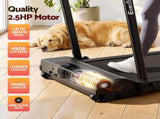 Everfit 3 in 1 Walking Pad Treadmill 12% Incline Under Desk Foldable Treadmills for Home Gym With TMILL-380H-2INC-BK