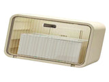 Tissue Box Cover Wall Mounted 2 in 1 Waterproof Tissue Holder Dispenser Box Cover for Bathroom V1294-YM0706-3112230049611