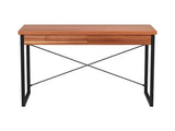 Artiss Computer Desk Drawer Storage Walnut 100CM MET-DESK-118-WN