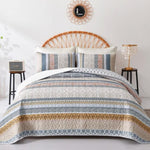 Graceful Quilted Coverlet and Pillowcases Set: Timeless Beauty and Comfort - Queen size V745-MAC080467Q13U