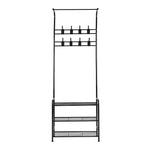 Artiss Clothes Rack Airer Coat Stand 179cm Hanger Rail Closet HANGER-SR6530-STD-BK