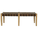 Elliot Leather Bench V199-BE12535WLHNIW