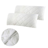 Easyrest Pair of King Quilted Pillow Protectors 52 x 92 cm V442-ERT-PILLOWP-PAIROFQUILTED-WHITE-KI